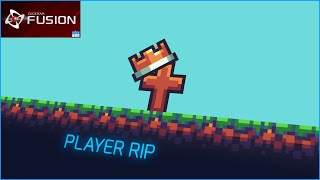 Tutorial #12 PLAYER RIP "King Magic" in Clickteam Fusion 2.5 Platformer