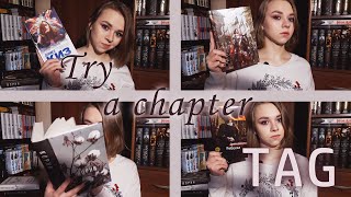 TRY A CHAPTER TAG 2 || пробую фэнтези, классику и современную прозу