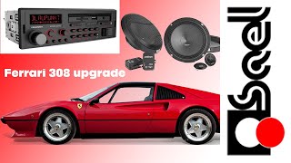 Ferrari 308 - Upgrade Audio con Blaupunkt Bremen SQR 46 DAB e Sistema Audison / Focal