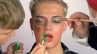 MY BROTHERS DO MY MAKEUP | MAKEUP BATTLE | ALEX HOLLINGWORTH