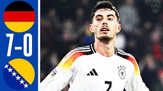 Germany vs Bosnia & Herzegovina 7-0 - All Goals & Highlights - Nations League 2024