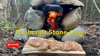 Alaska Bushcraft Survival - Building and Testing a STONE Oven.