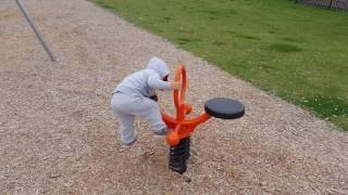 Luka and Nina at the park August 27, 2016