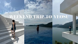 living alone in seoul 🌊 girls trip to YEOSU, infinity pool, glass bottom cable car, zipline coaster