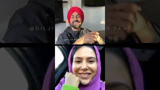 Diljit Sonam insta live together ❤️