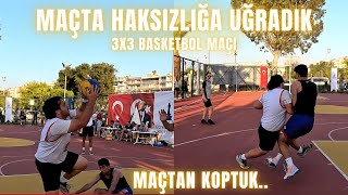 ÇOK SERT GEÇEN 3X3 BASKETBOL MAÇI