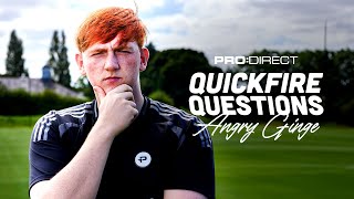 🥊 WHO WOULD ANGRY GINGE FIGHT IN CELEBRITY BOXING? 😱 QUICKFIRE QUESTIONS WITH ANGRY GINGE