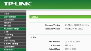 TP-Link WiFi Router Configuration step by step