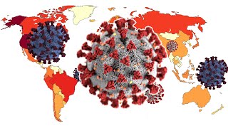 Daily new cases of COVID-19 across the world - 4 months of coronavirus animation