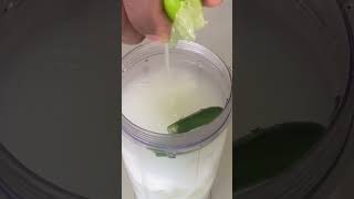 Healthy Aloe vera Juice with ASMR #aloeverajuice #shorts @rafisviews #asmr