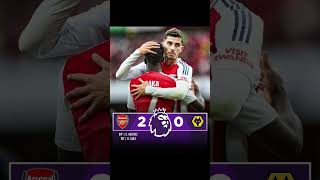 Arsenal win against Wolves in Premier League #premierleague #arsenal #uefa