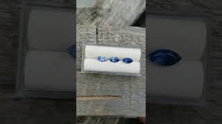 Ceylon blue sapphires marquise shape for jewelry