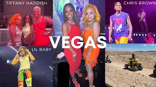 Vegas Vlog| Chris Brown & Lil Baby Concert + ATV fail + DaBaby at Drais & Room break in