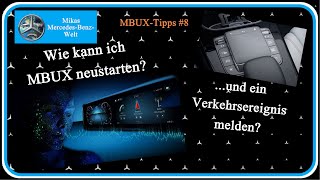 Wie kann man eine Gefahr melden? | MBUX Tipps #8 (NTG6) | Mikas Mercedes-Benz-Welt