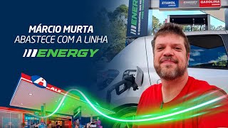 Márcio Murta abastece com a linha Energy!