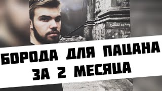 Как за 2 МЕСЯЦА сделать бороду ПАЦАНУ? Борода БЕЗ МИНОКСИДИЛА