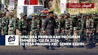 Upacara Pembukaan Program TMMD Ke-122 TA 2024 Di Desa Pagung Ke Semen Kab Kediri Seg 01