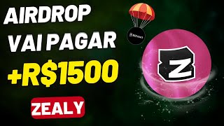 🔥URGENTE! "R$1500 em Criptomoedas Grátis! Participe do Airdrop Zealy na BitMart Agora!