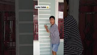 Tembos Tembok 😂#shorts #comedy #funnyvideo #hiburan #kocak