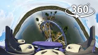 360° VR Roller coaster 👏 8K👏