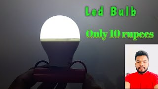 How to converter 7 watt 230 volt AC faulty led bulb into 4 watt 4 volt Dc led bulb