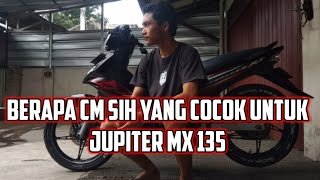 #vlog 78 - tinggi yang cocok untuk Jupiter MX 135 | motovlog Bandung |