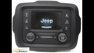 BENCH TESTING 15-17 JEEP RENEGADE VP2 MULTIMEDIA DISPLAY SCREEN 07356372860 + CODE biggsmotoring.com