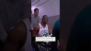 The best NBA players play through the pain! #shorts #paulpierce #celtics