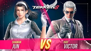 Tekken 8 → Shaman (Jun) vs kaii (Victor)