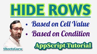 Hide rows based on Cell Value | How do I hide rows in Google Sheets based on cell value?