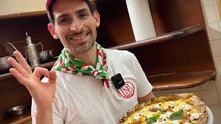 Impasto pizza ai Cereali con topping finale delizioso! ❤️🍕😋🤙 #pizzaaicereali #pizza #fornoalegna