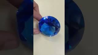 Resin art dimond shaped paper weight