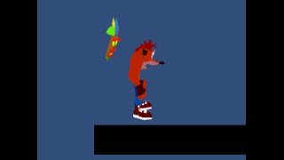 Crash Bandicoot 2D: Aku Aku, Enemies and GameOver Screen