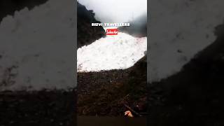 Huge Avalanche Coming Scene || Kalam || Sawat || 2023 #shorts #bike_travel