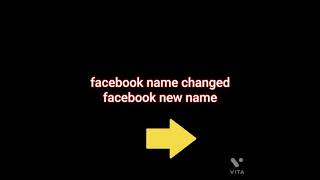 Facebook name changed 😱😱