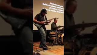 Homeless Guy Shreds Guitar At Church #guitar #church #homeless