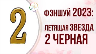 ФЭНШУЙ 2023:  Летящая звезда ДВА ЧЕРНАЯ в 2023 году