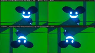 Deadmau5: "Raise Your Weapon" (54th GRAMMYs on CBS) - 4 Screens Montage (1080p)