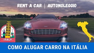 ALUGUEL DE CARRO NA ITÁLIA | ATRAVESSANDO A FRONTEIRA SUÍÇA - ITÁLIA