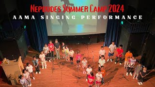 Aama Live Singing Performance Our Beautiful Kids/Nepdudes Summer Camp 2024