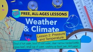 Weather Lesson 2: Pressure!