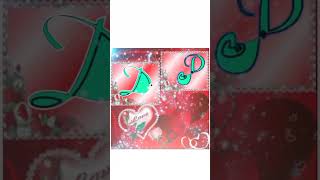 #status #D ♥️#P letter name status||love status|| name art video||ye aaine jo tumhe||#trending ||