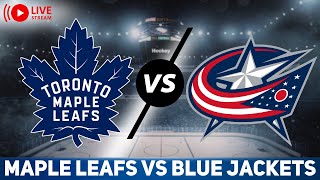 Toronto Maple Leafs vs Columbus Blue Jackets LIVE GAME REACTION & PLAY-BY-PLAY