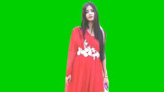 Hum bhi raton ko jage th | सुन्दर लडकी  की ग्रीन स्क्रीन वीडियो  | girl green screen video