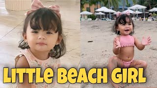 ADORABLE FELIZE THE LITTLE BEACH GIRL LOOK LIKE MOMMY ELISSE | izyTV