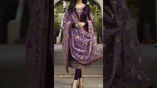 Designer Purple Colour Punjabi suit designs 2022 || Latest Punjabi surit designes #shorts