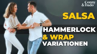 Salsa FIGUREN-Variationen auf HAMMERLOCK- und WRAP-Basis