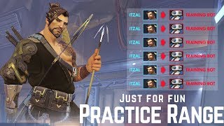 So a Hanzo main walks into a practice range...