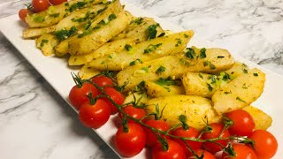 چیپس کچالو داشی سریع واسان/oven baked potato easy and quick