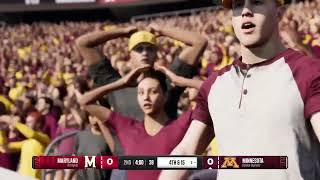 College Football 25 Maryland vs Minnesota 2024 Gameplay Xbox Series X